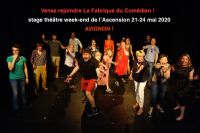 Stage théâtre week-end Ascension mai Avignon. Du 21 au 24 mai 2020 à Avignon. Vaucluse.  10H00